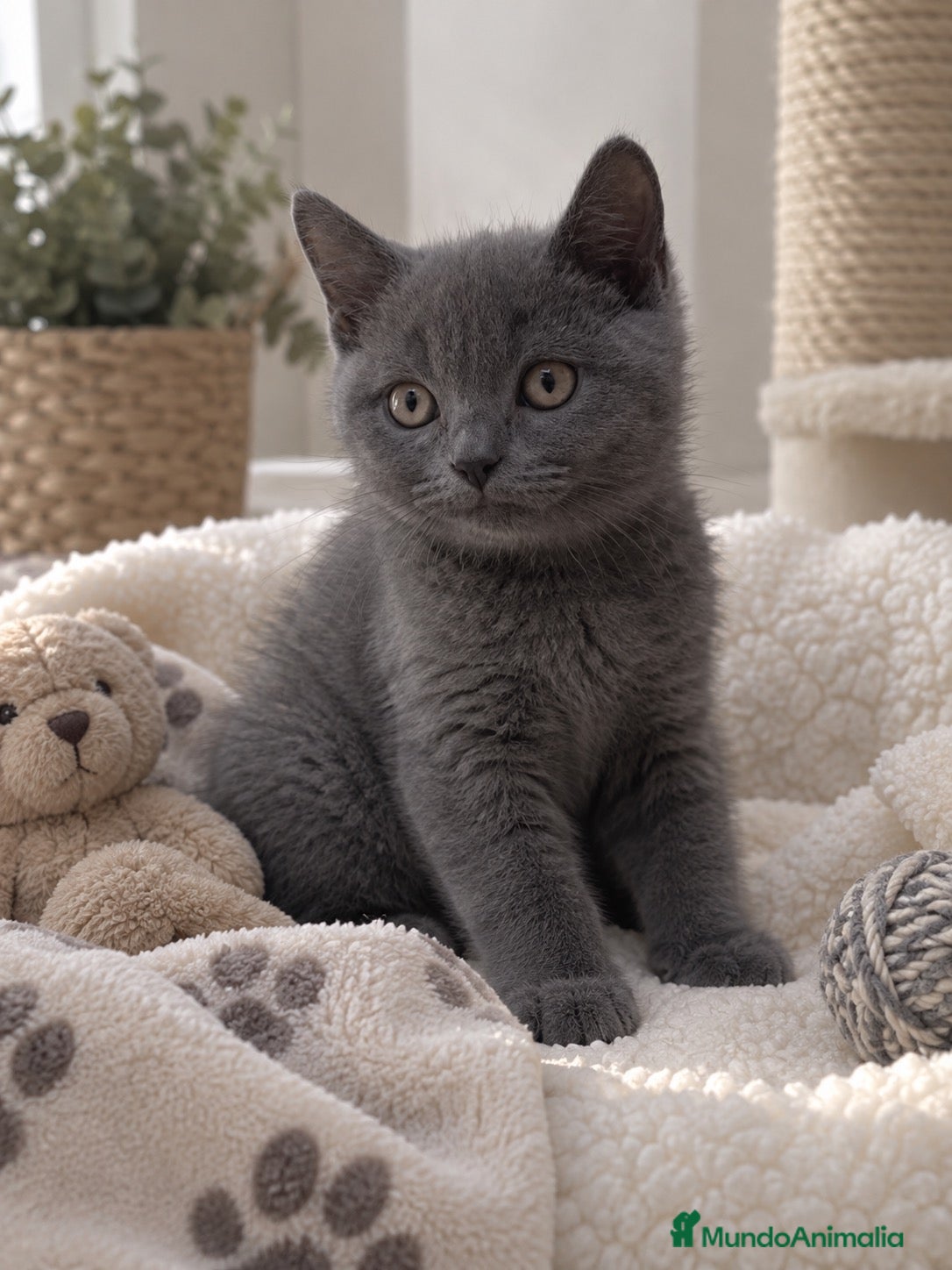 Británico de Pelo Corto gatos BRITISH SHORTHAIR BLUE – MACHO Y HEMBRA 🐱💙 - Anuncio 1