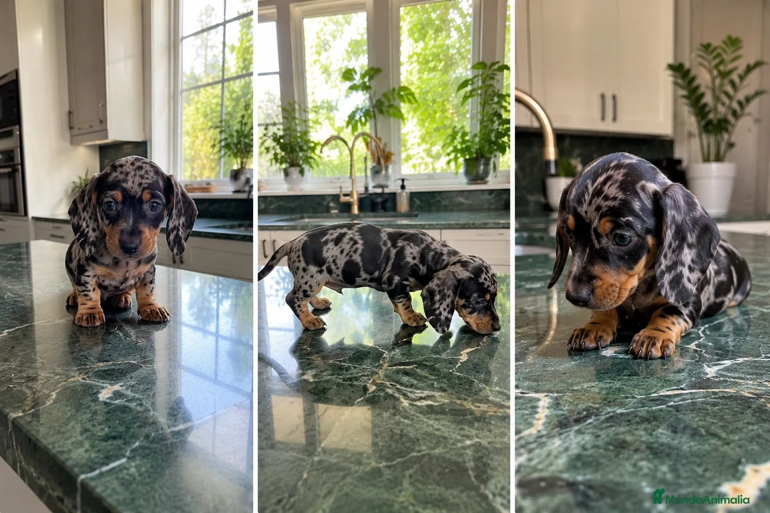 Teckel Miniatura perros en venta: TECKEL ARLEQUINES - MALAGA - ENTREGA  - Anuncio 1