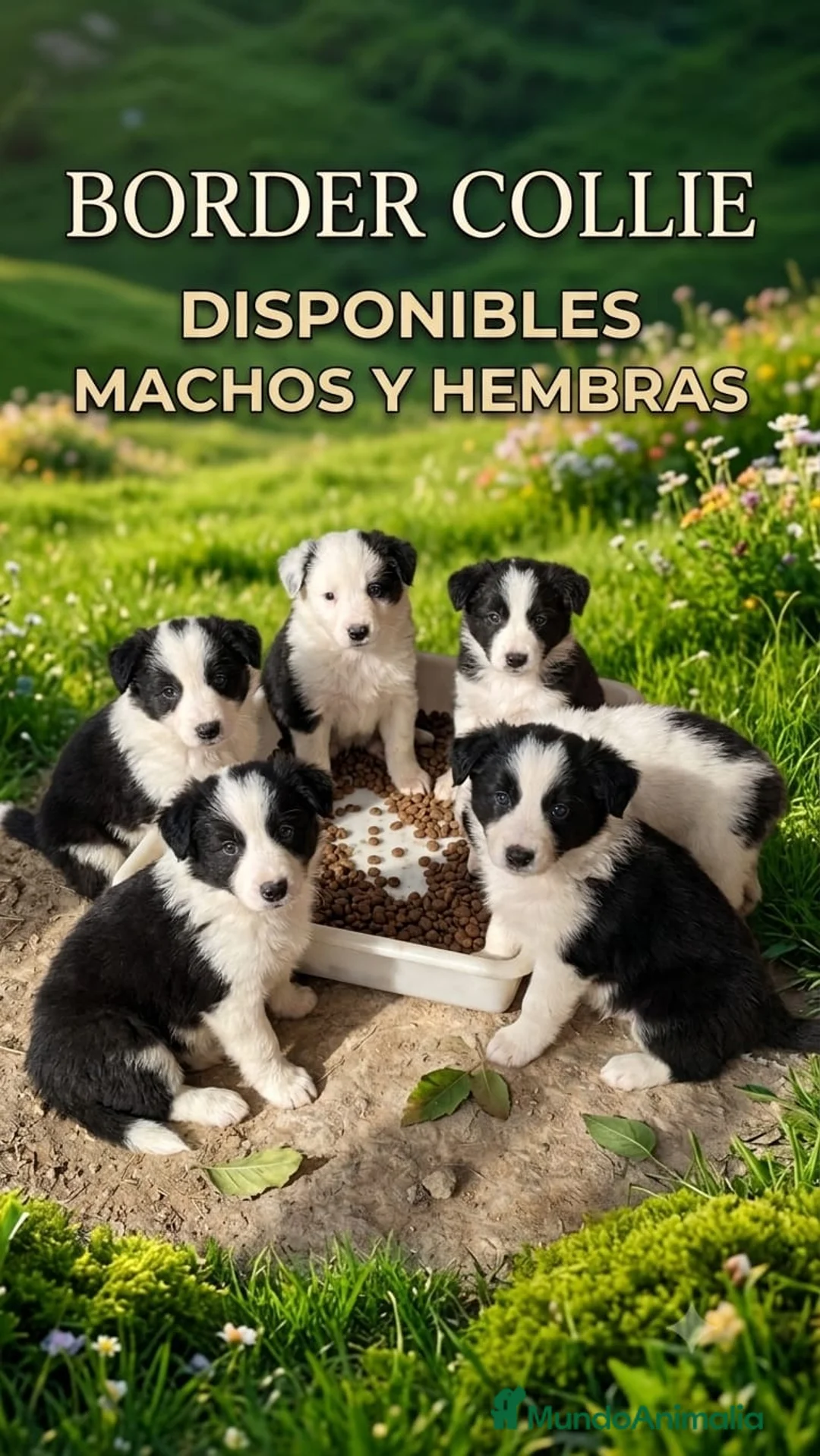Border Collie perros en venta: Border collies blancos y negros - Anuncio 1