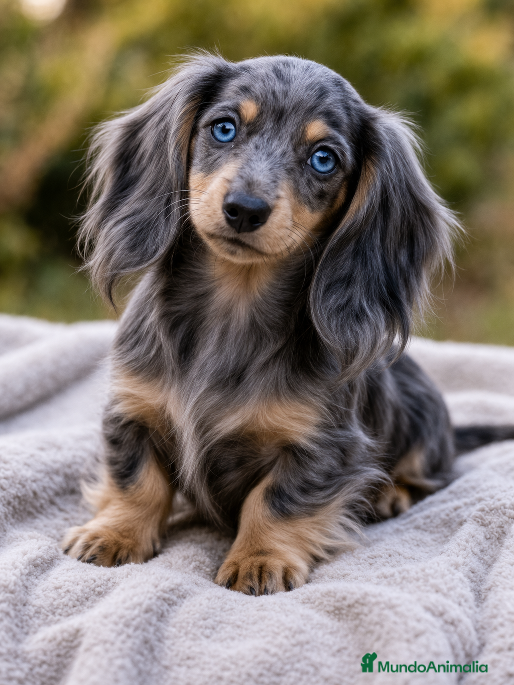 Teckel Miniatura perros TECKEL BLUE PELO LARGO OJOS AZULES  - Anuncio 1