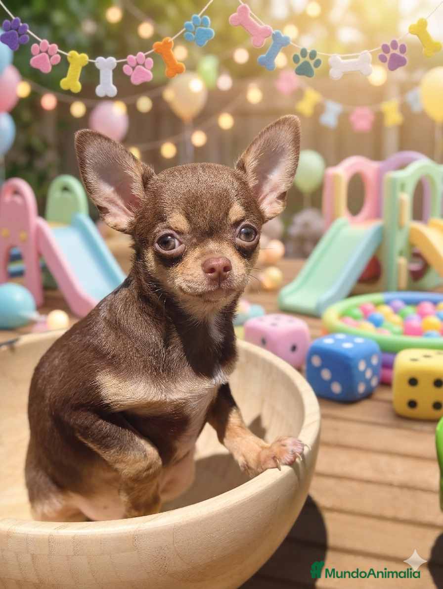 Chihuahua perros Chihuahua bicolor macho - Anuncio 1