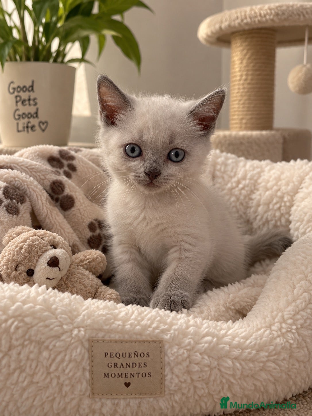 Británico de Pelo Corto gatos BRITISH WHITE POINT – MACHO 🐾 - Anuncio 2