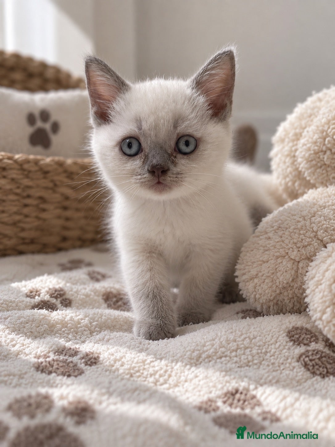 Británico de Pelo Corto gatos BRITISH SHORTHAIR WHITE POINT🤍😻 - Anuncio 1