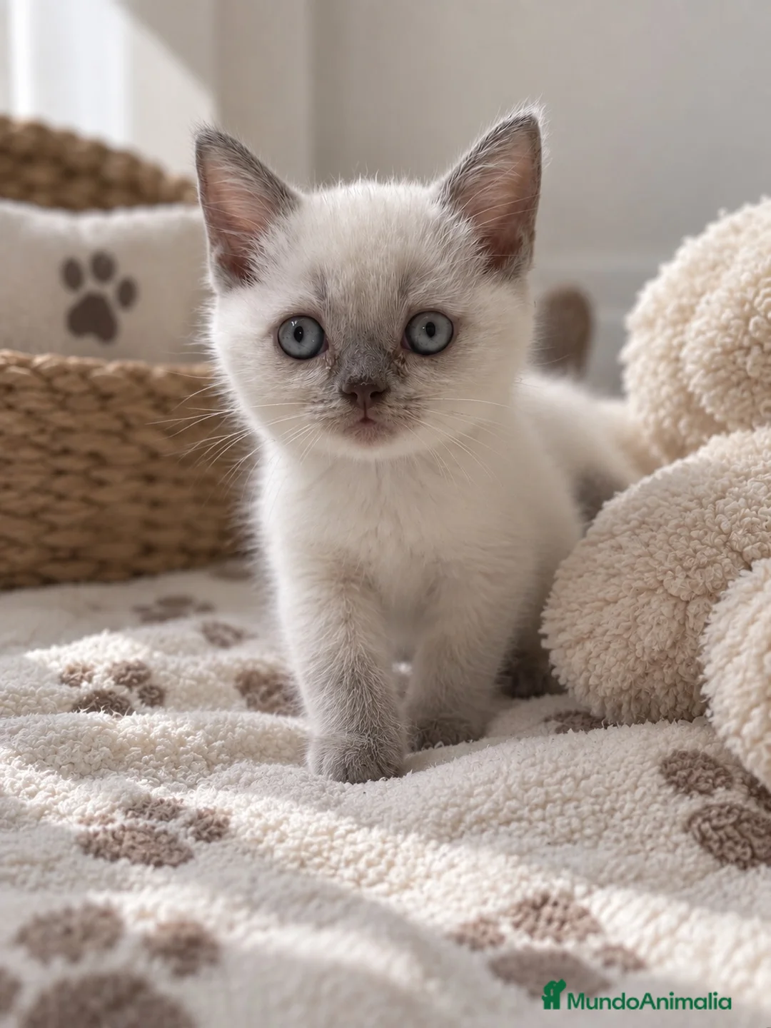 Británico de Pelo Corto gatos en venta: BRITISH SHORTHAIR WHITE POINT🤍😻 - Anuncio 1