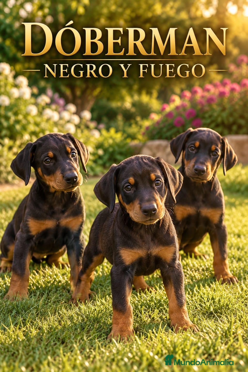 Dobermann perros HEMBRA DE DOBERMAN NEGRO FUEGO  - Anuncio 1
