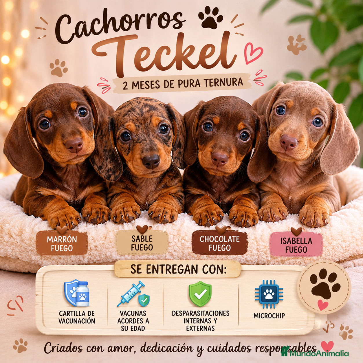 Teckel Miniatura perros CACHORRO TECKEL, COLORES EXOTICOS - Anuncio 2