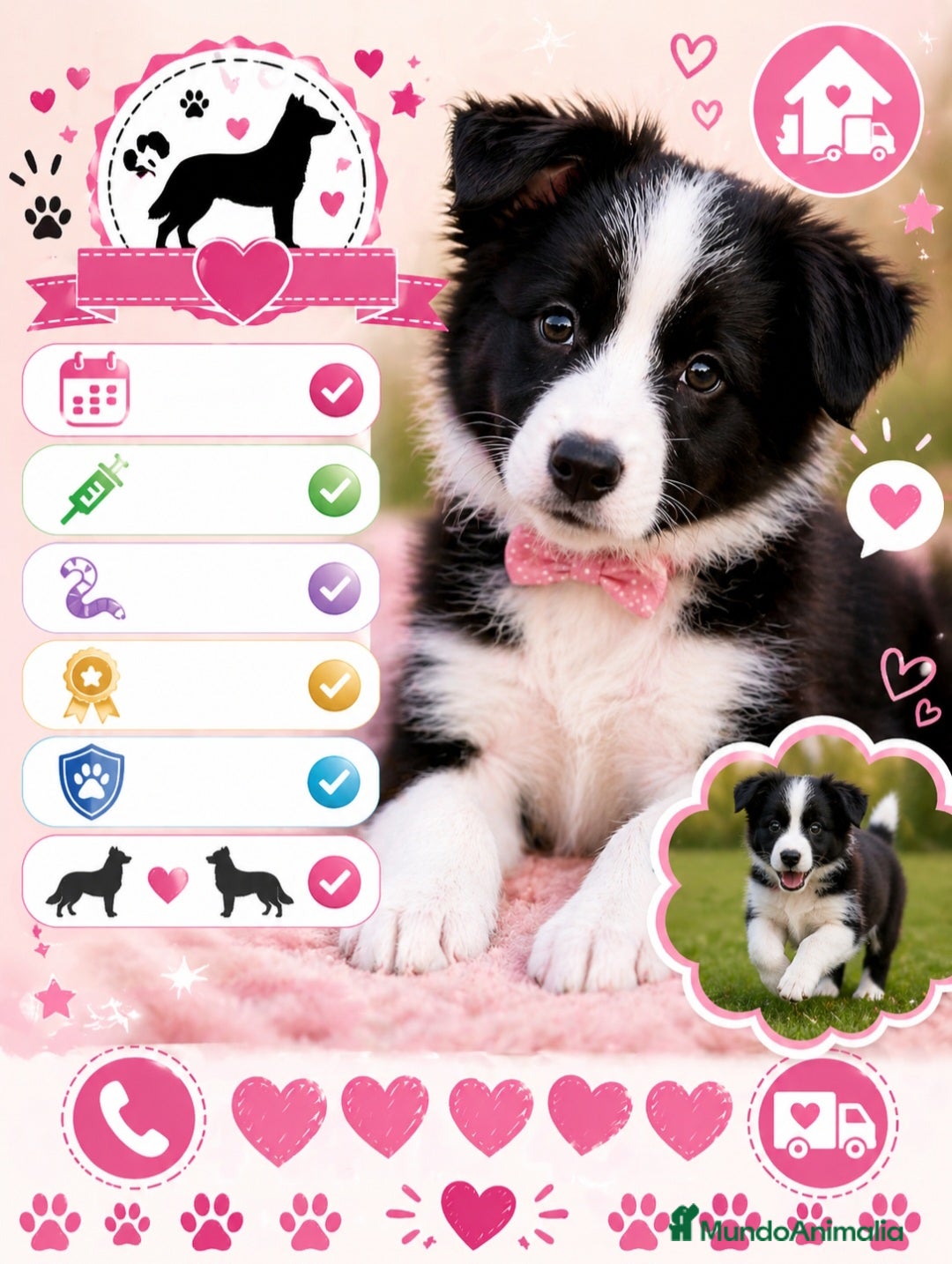 Border Collie perros Linda cachorra border collie  - Anuncio 1