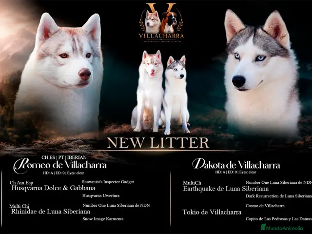 Husky Siberiano perros en venta: Preciosa camada de husky siberiano - Anuncio 1