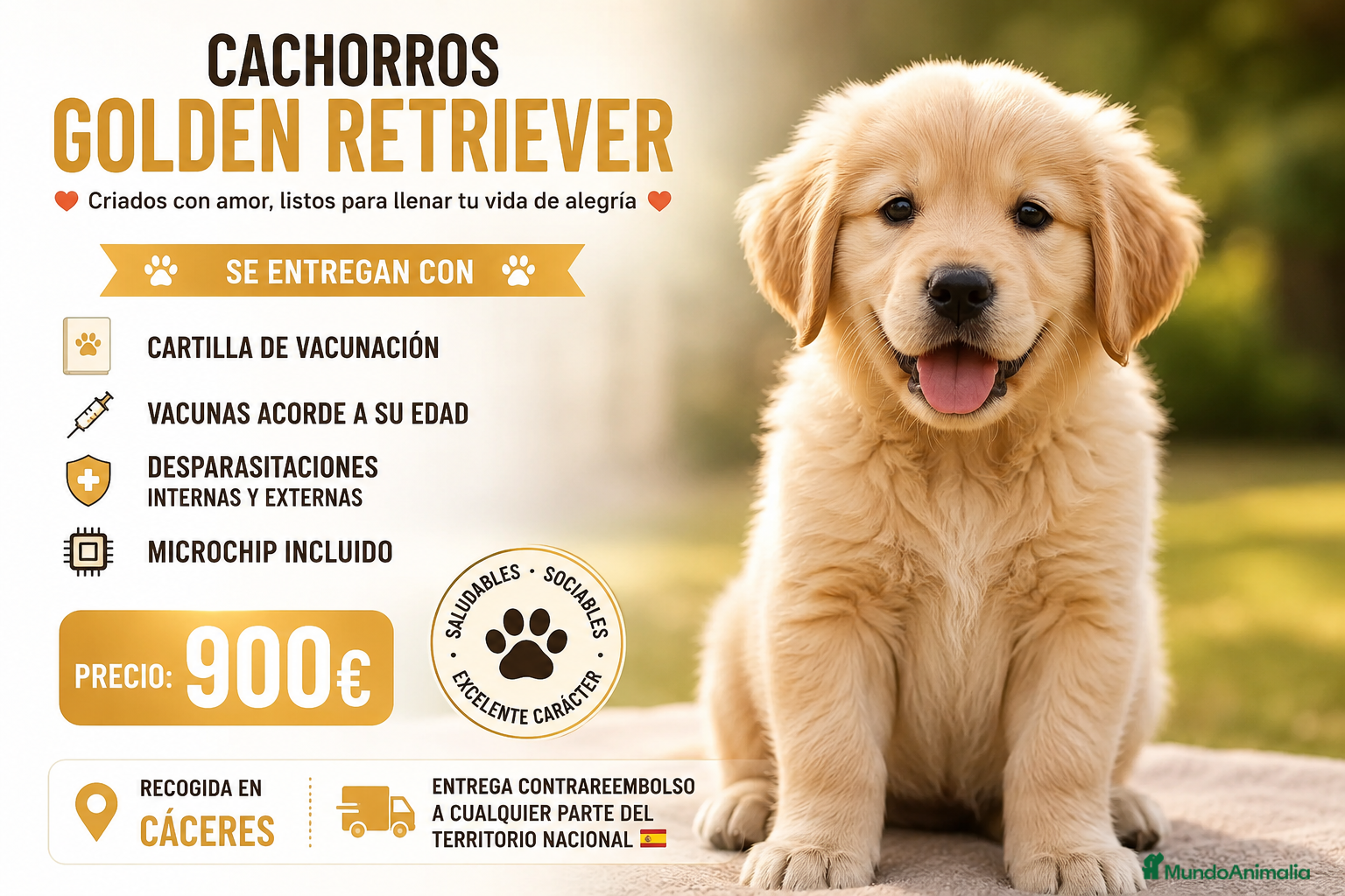 Golden Retriever perros GOLDEN RETRIEVER  - Anuncio 1