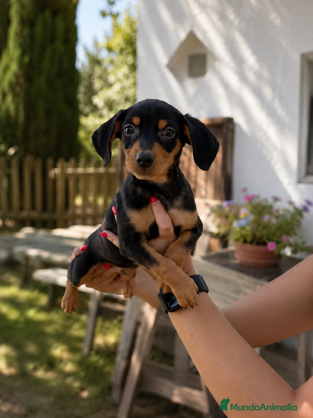 Pinscher Miniatura perros en venta: Preciosos pinscher mini negro fuego y rojo♥️🖤 - Anuncio 3