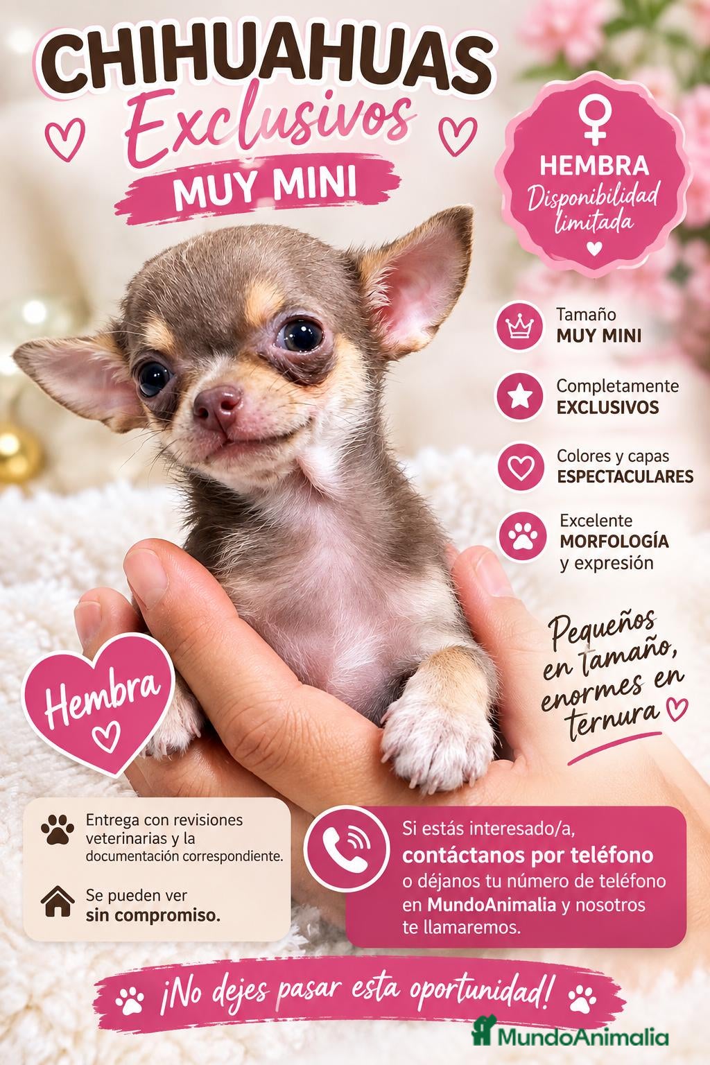 Chihuahua perros CHIHUAHUA HEMBRA CHOCOLATE - Anuncio 1