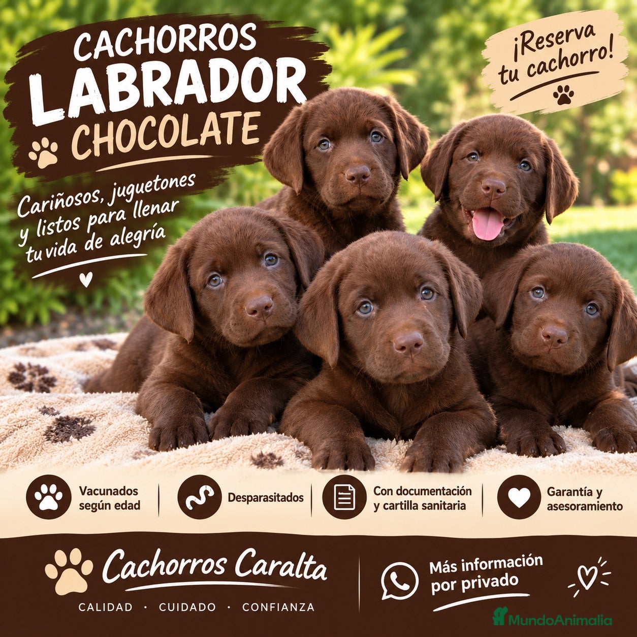 Labrador Retriever perros PRECIOSOS LABRADORES CHOCOLATE  - Anuncio 2