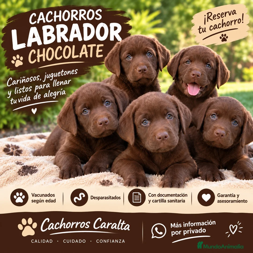 Labrador Retriever perros en venta: PRECIOSOS LABRADORES CHOCOLATE  - Anuncio 1