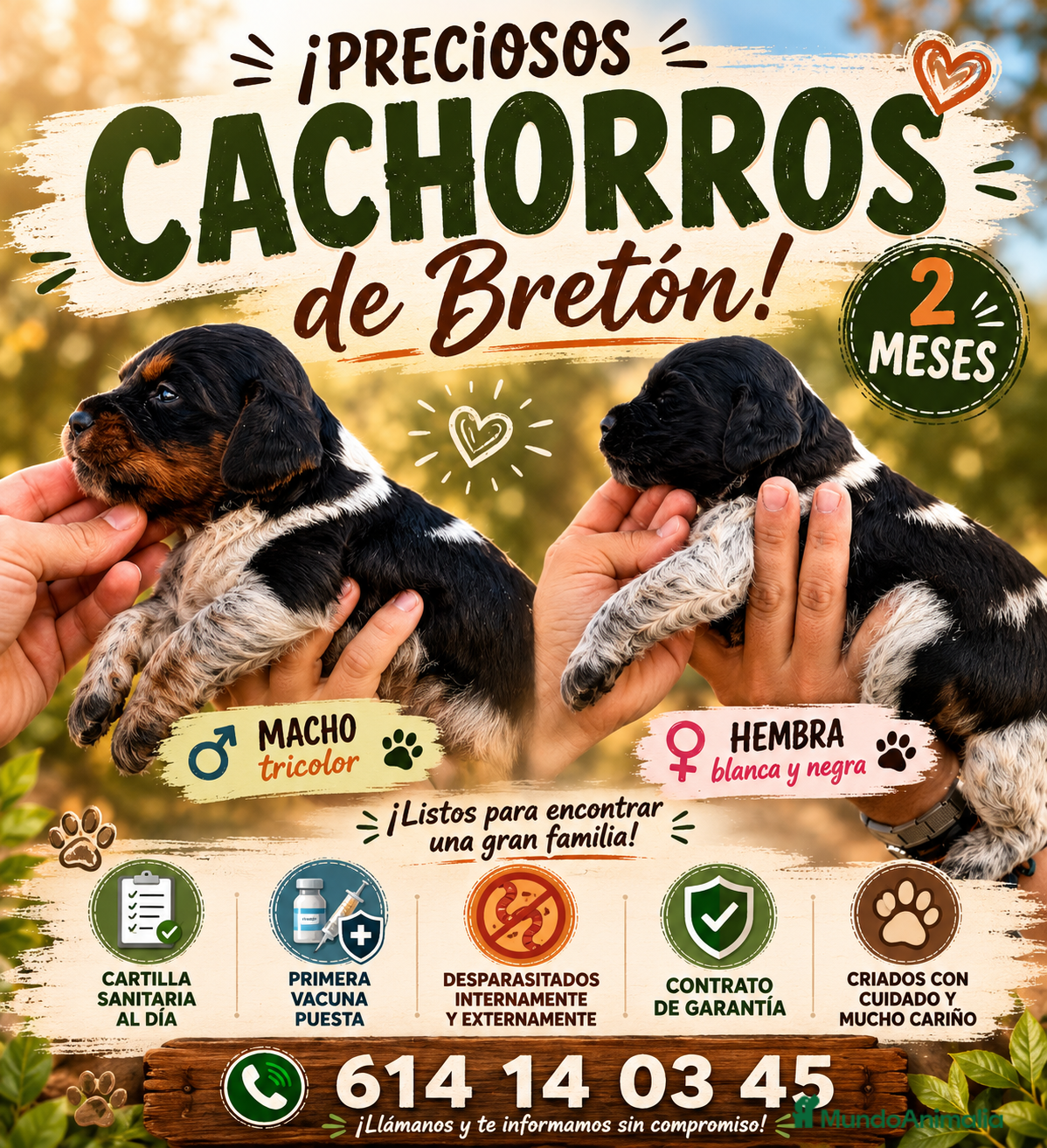 Épagneul Breton perros en venta: Cachorros de breton - Anuncio 1