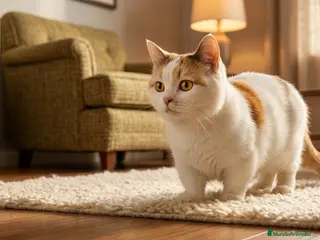 Munchkin gatos Hembra Munchkin tricolor arlequin - Anuncio 1