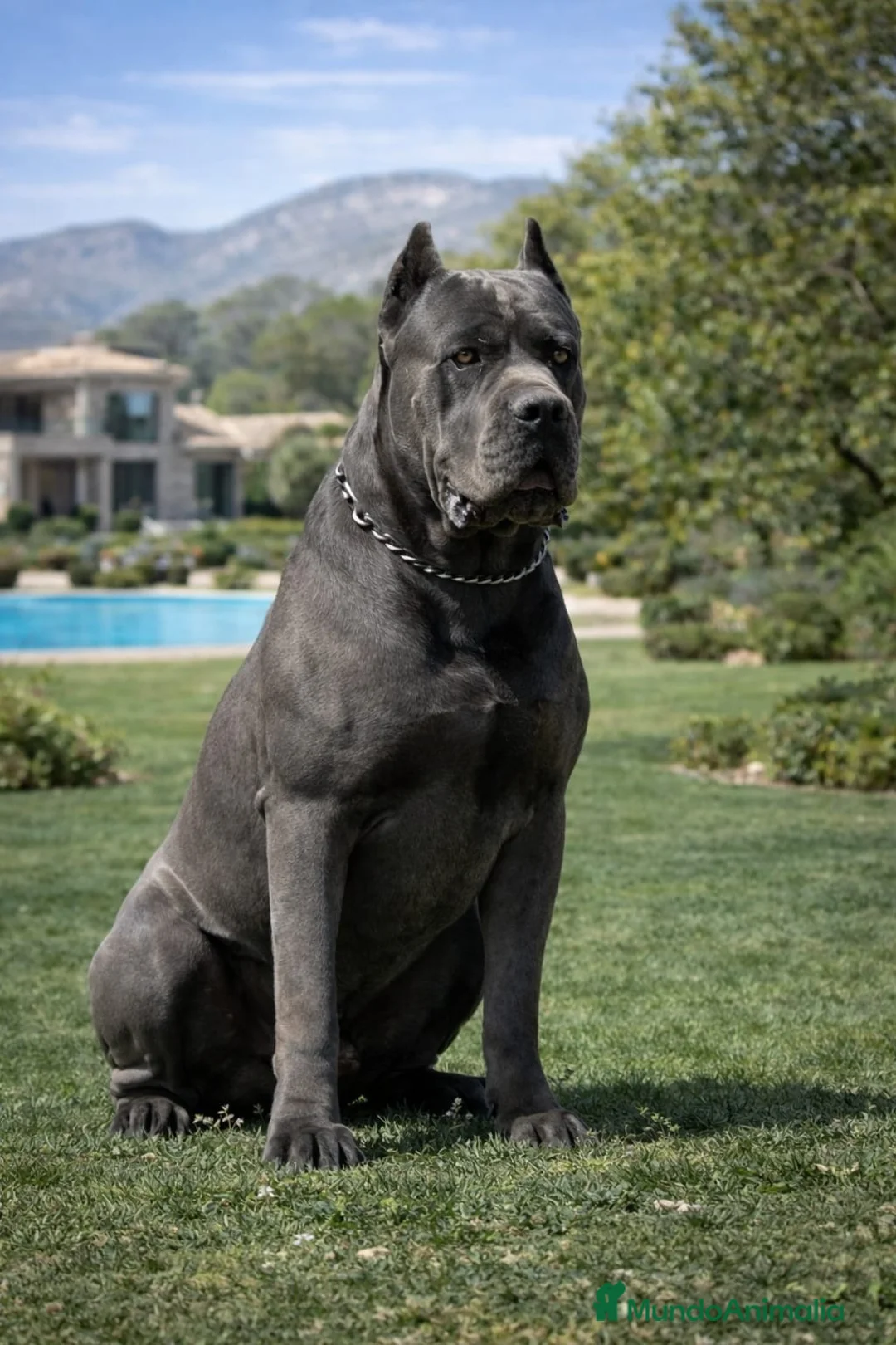 Cane Corso perros para monta: Cane Corso macho color gris disponible para monta - Anuncio 1
